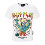 philipp plein t-shirt homme fashion dollar fly fire